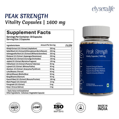 Peak Strength 60 Capsules
