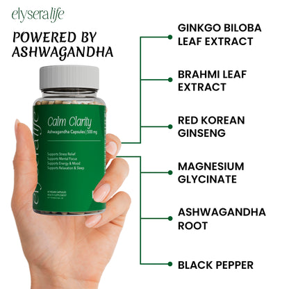 Calm Clarity Ashwagandha 60 Capsules